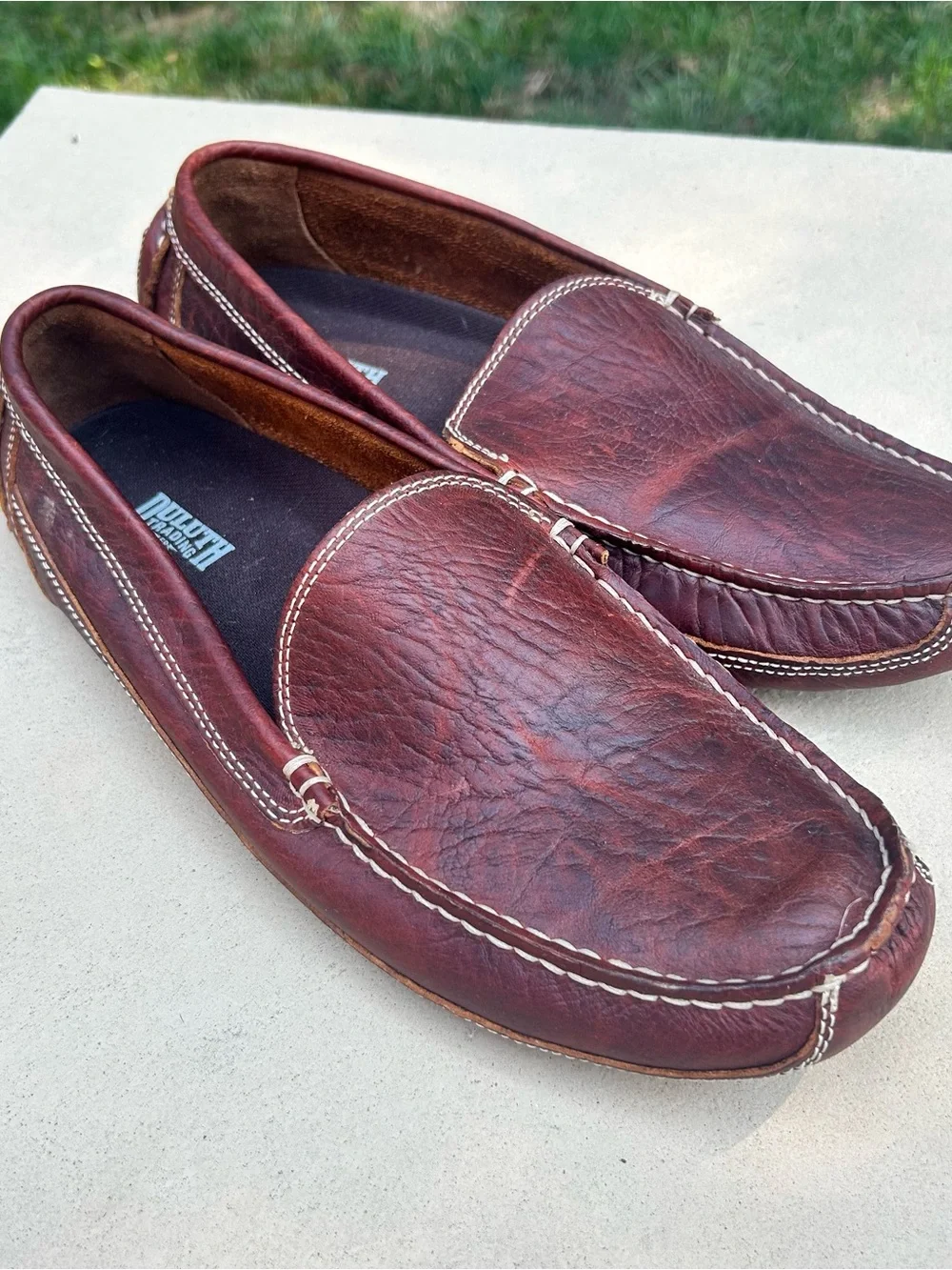 Duluth Trading Co. Men's Brown Leather Moccasins Size 11W
